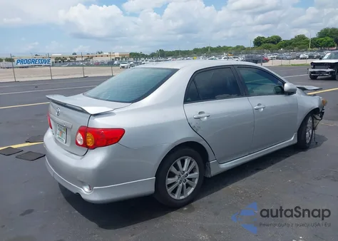 2009 Toyota Corolla S из США, поврежденный, VIN 2T1BU40EX9C134775